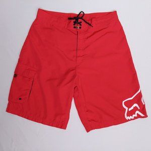 Fox Racing Shorts Mens 38 Red Logo BMX Moto - SOLD